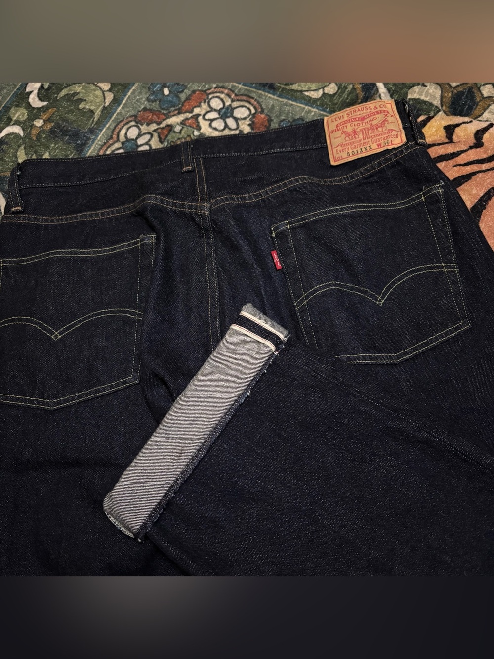 Levis LVC Reproduction 1960 501 ZXX Big E Selvege Denim Jeans Made In Japan 36